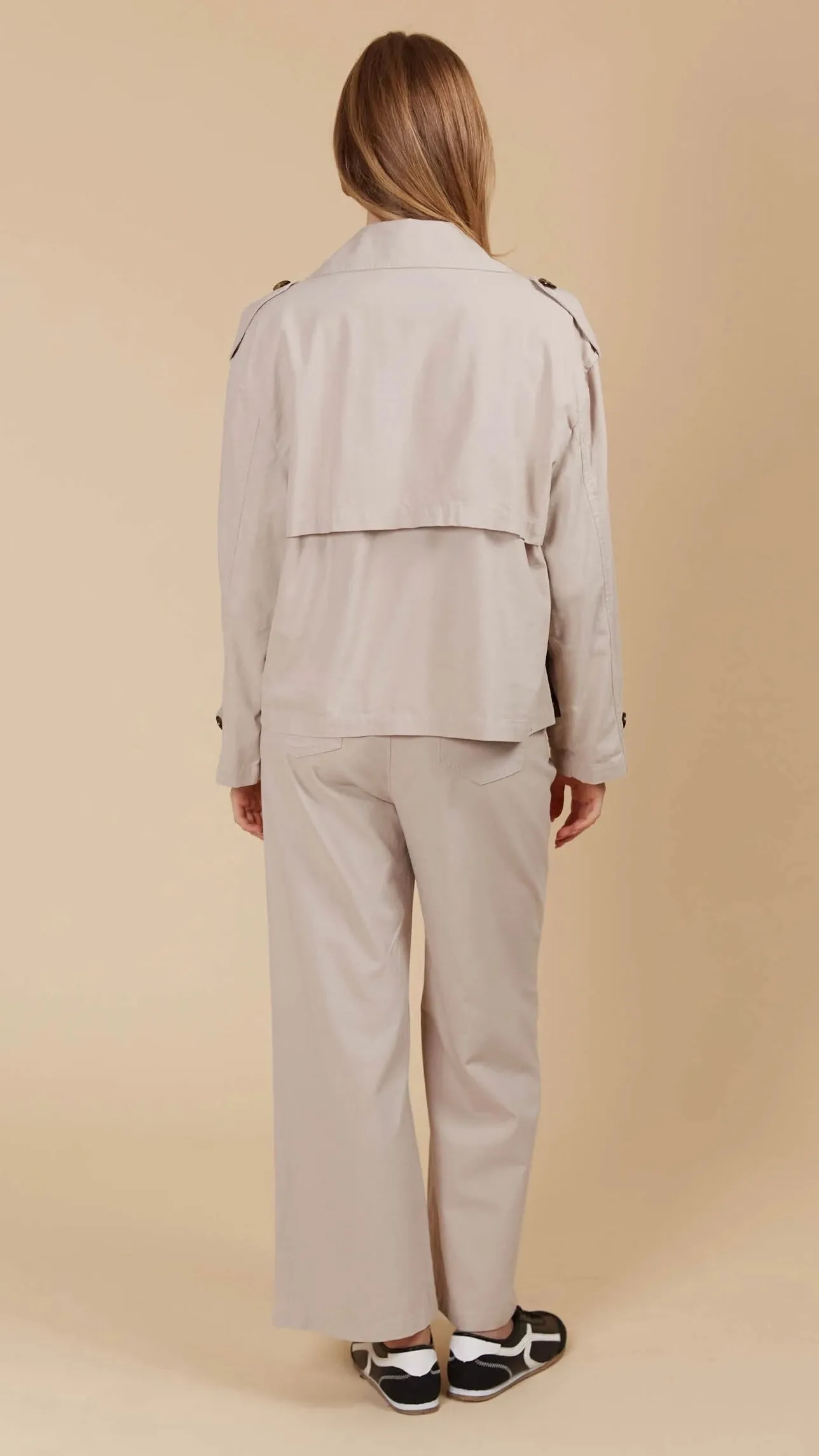 Freya Crop Trench Canvas